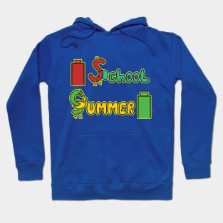 Funny School out for Summer Design Hoodie